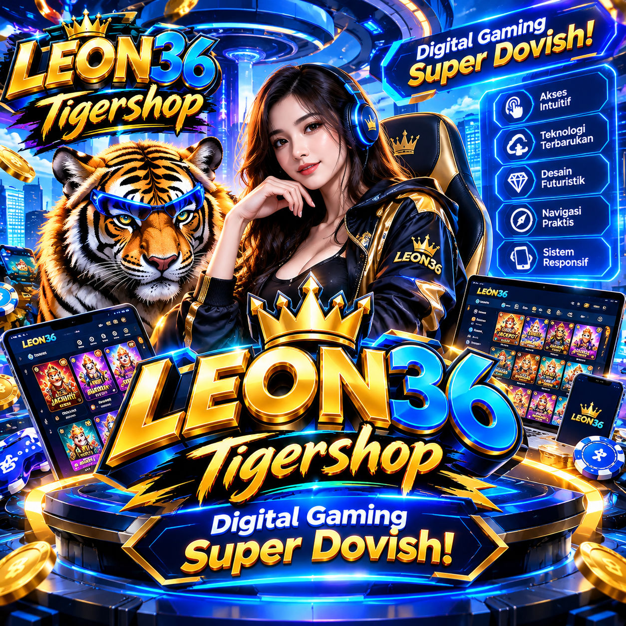 LEON36 → Tigershop → Digital Gaming Super Dovish!