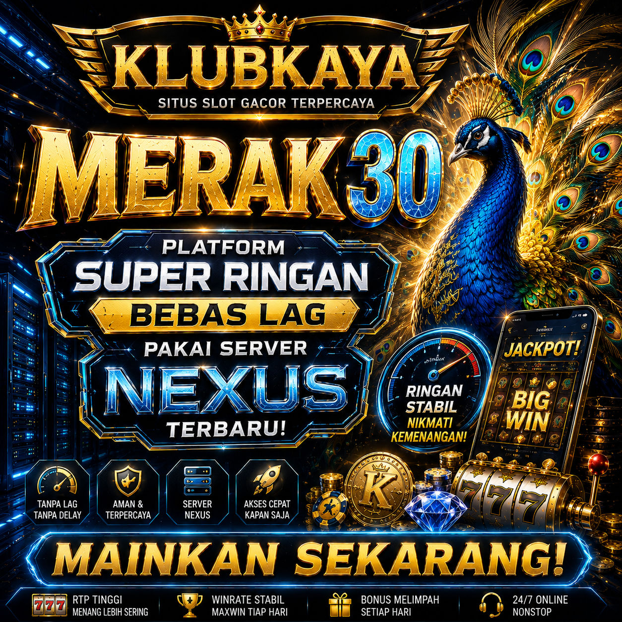 MERAK30 创 Platform Premium Super Ringan Bebas Lag Pakai Server Nexus Terbaru!
