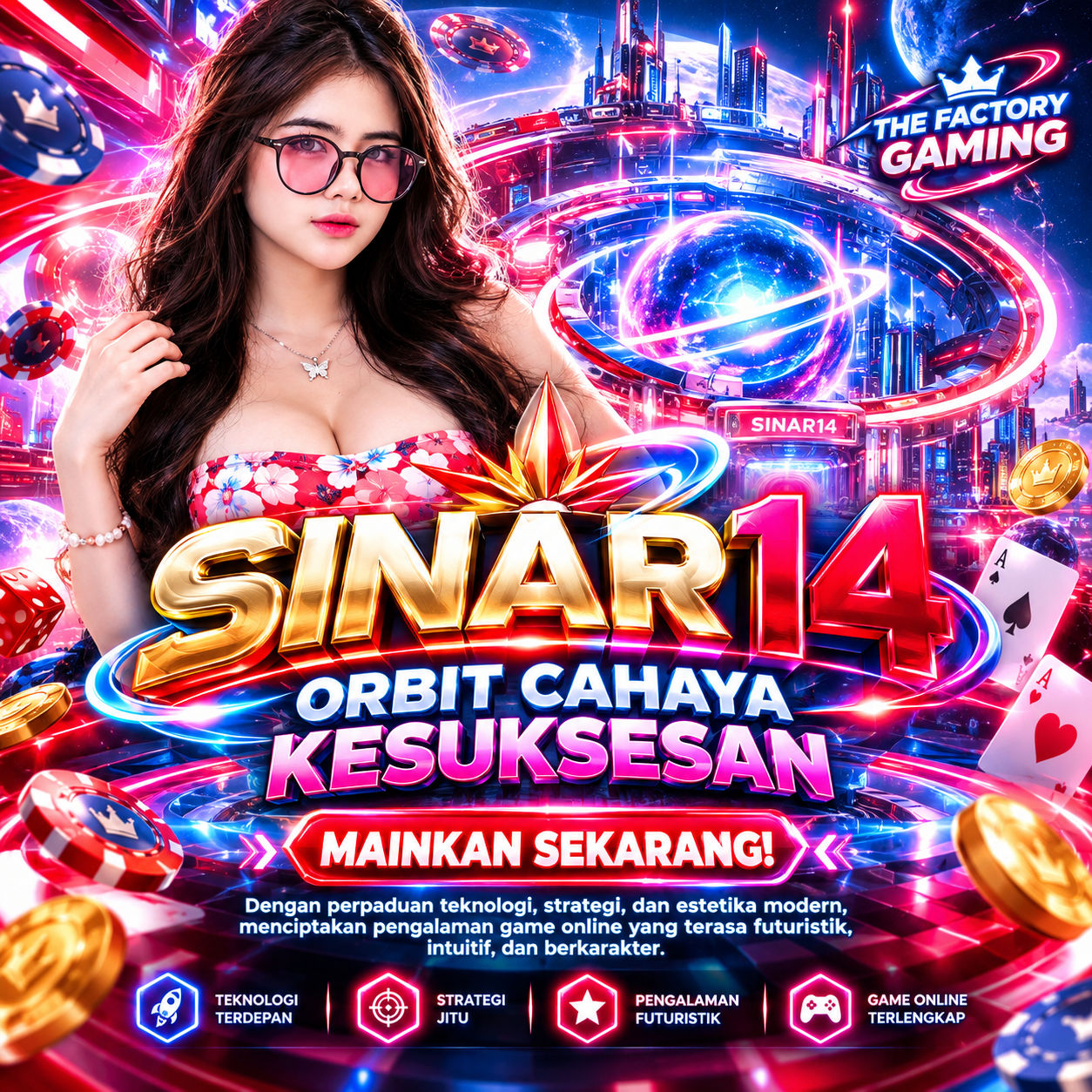 SINAR14 ৳ The Factory Gaming, Orbit Cahaya Kesuksesan
