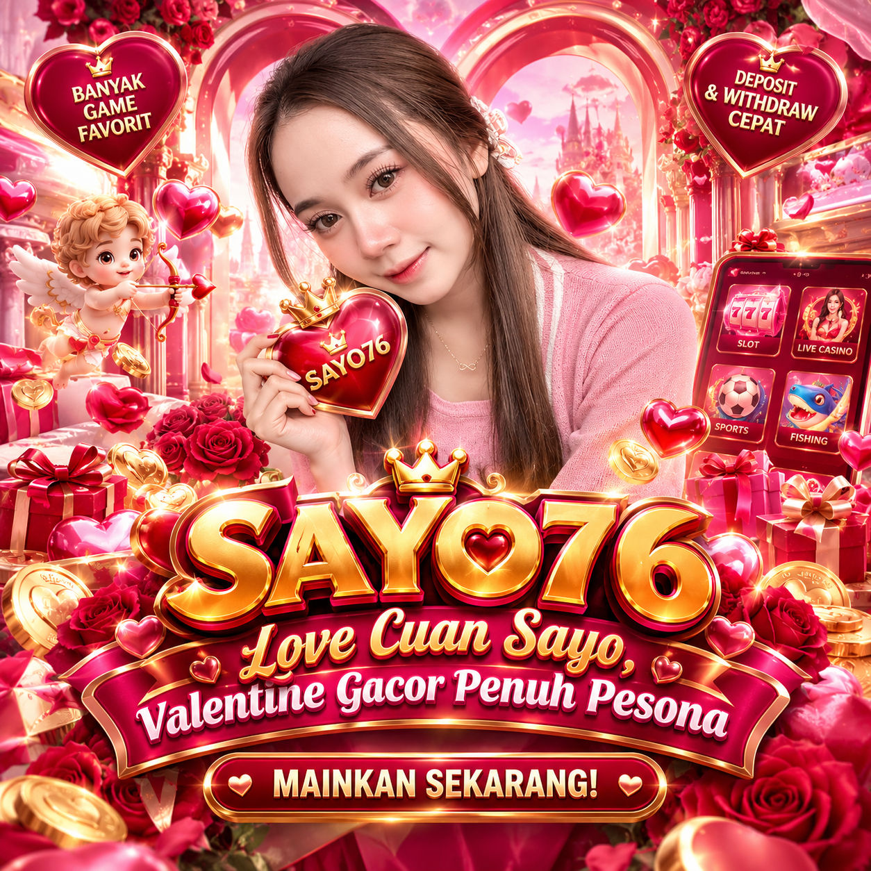 SAYO76 | Love Cuan Sayo, Valentine Gacor Penuh Pesona