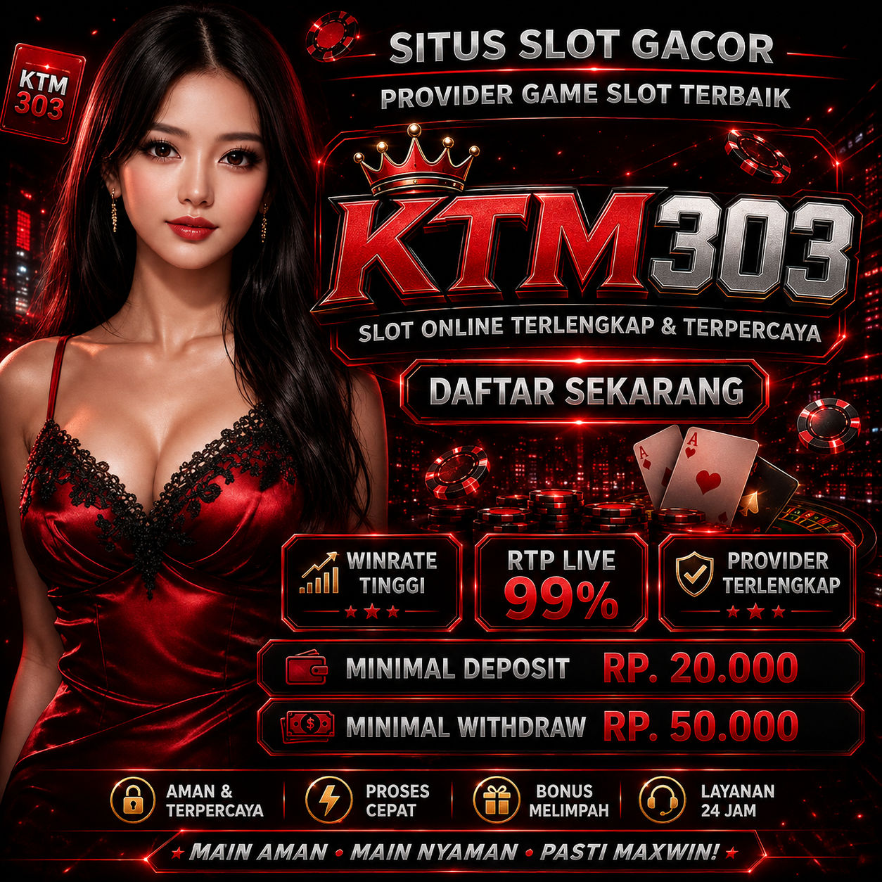 KTM303: Platfom Slot88 Gacor Terpercaya Dengan Tampilan Menarik Menydiakan Rtp Terbaru Setiap Hari