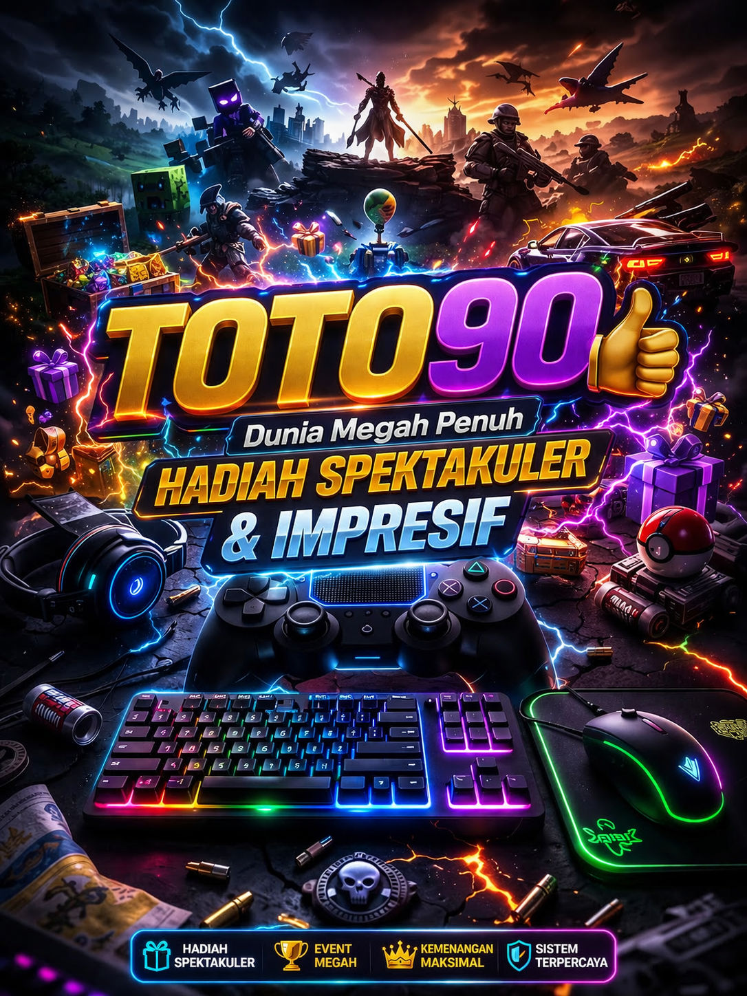 TOTO90 👍 Dunia Megah Penuh Hadiah Spektakuler & Impresif
