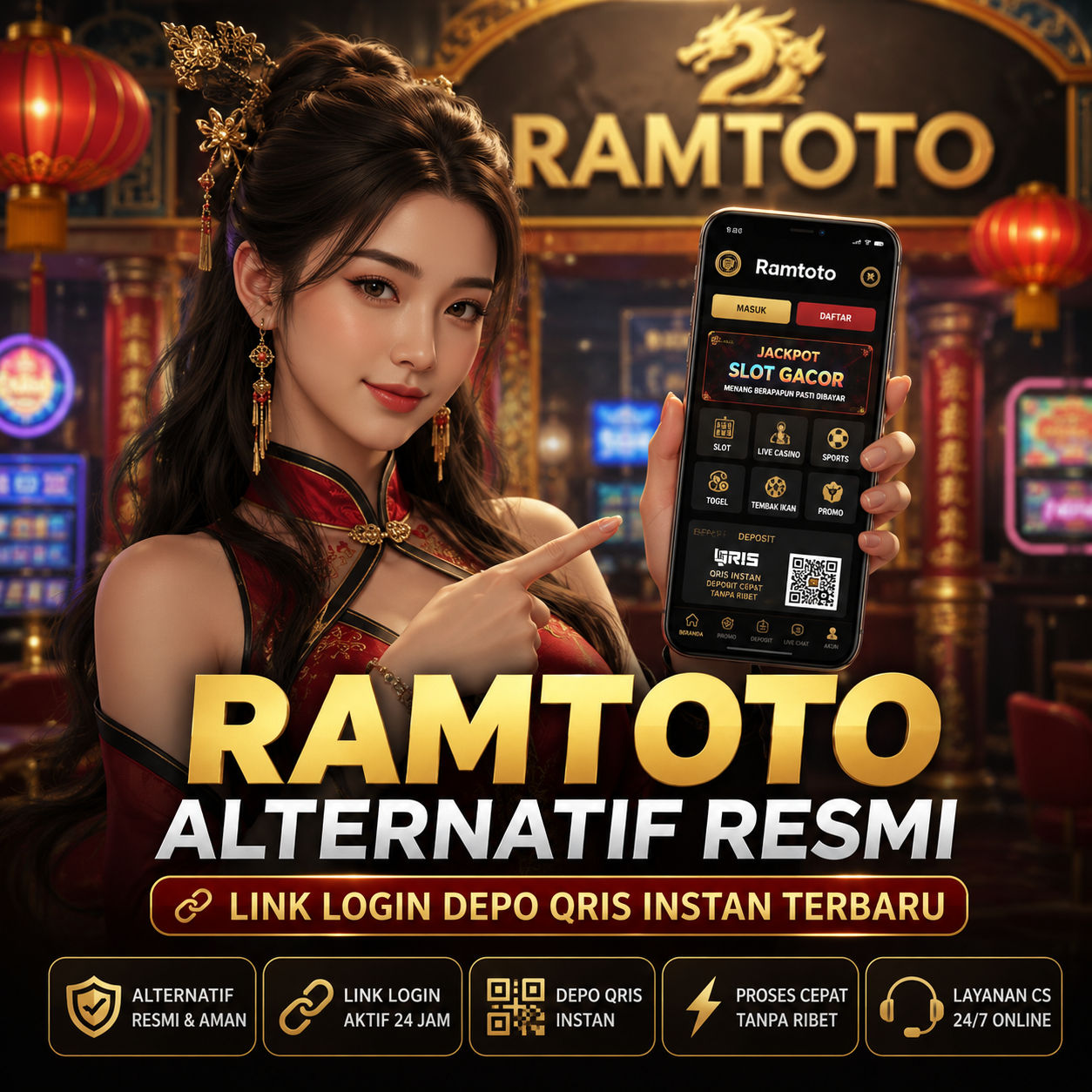 RAMTOTO ALTERNATIF RESMI I LINK LOGIN DEPO QRIS INSTAN TERBARU