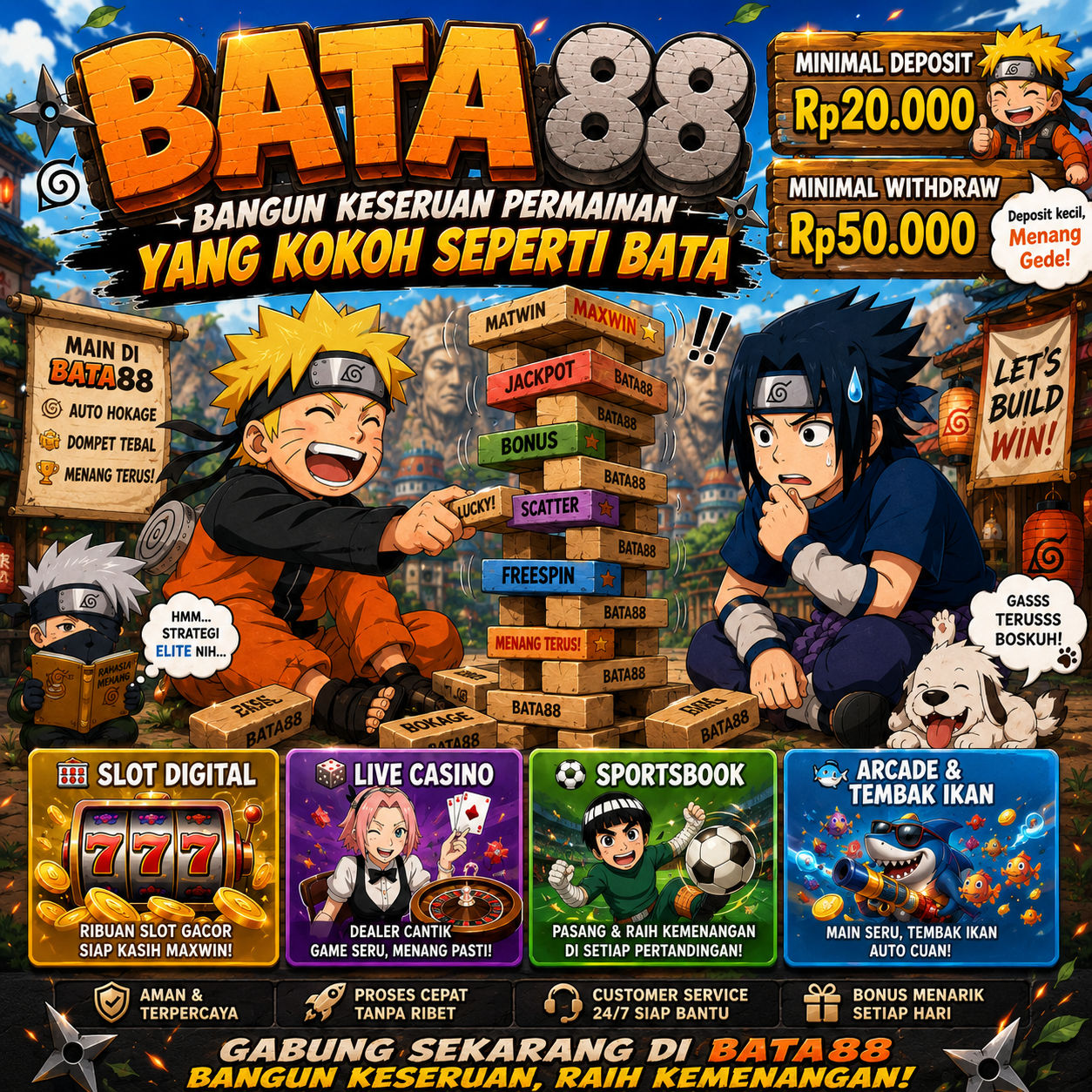 banner BATA88 » Bangun Keseruan Permainan Yang Kokoh Seperti Bata