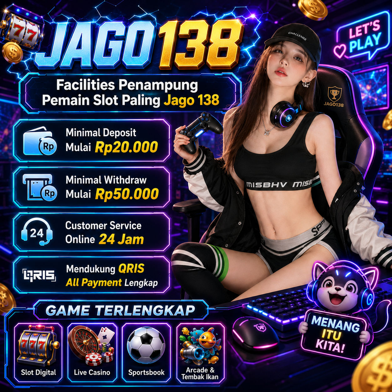 JAGO138 || Facilities Penampung Pemain Slot Paling Jago 138