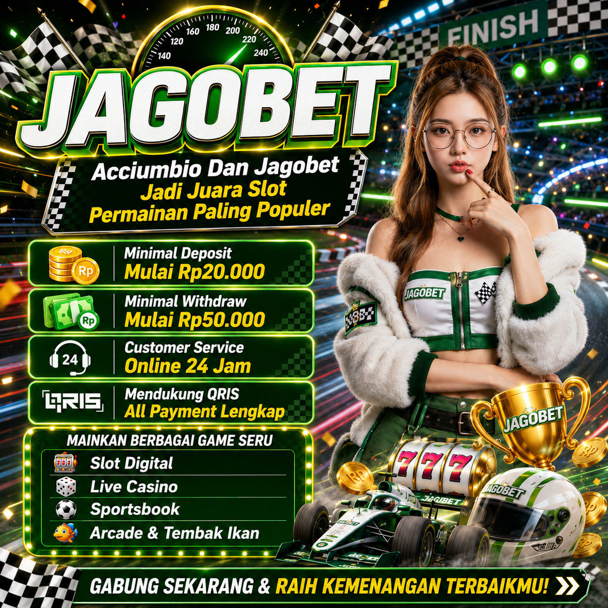 JAGOBET || Acciumbio Dan Jagobet Jadi Juara Slot Permainan Paling Populer