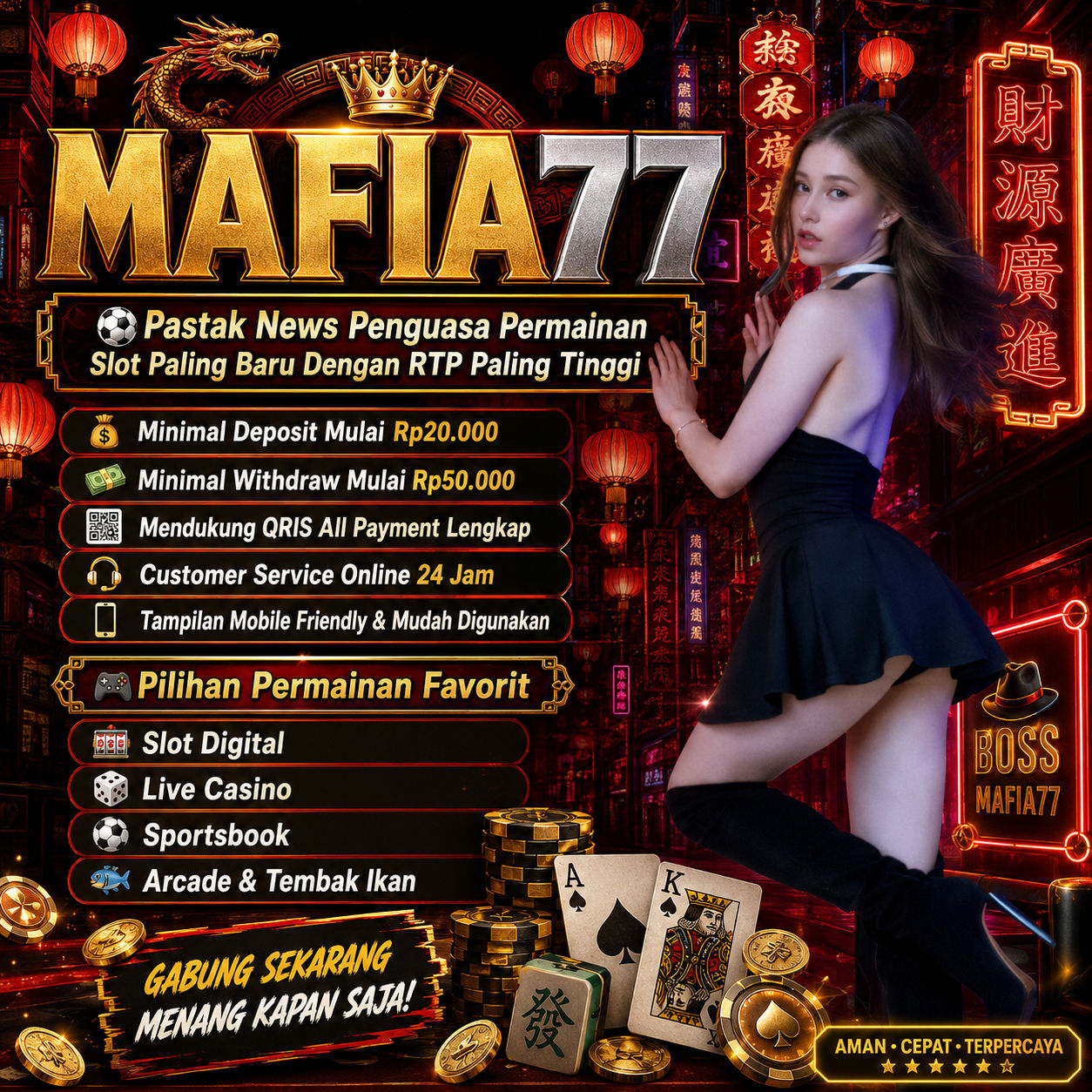MAFIA77 ⚽ Pastak News Penguasa Permainan Slot Paling Baru Dengan Rtp Paling Tinggi
