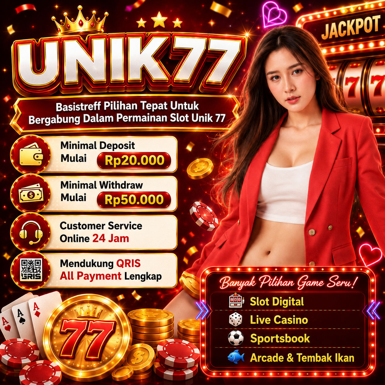UNIK77 || Basistreff Pilihan Tepat Untuk Bergabung Dalam Permainan Slot Unik 77