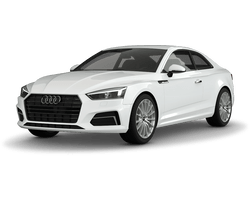 Audi A5 F5 in weiss freigestellt mit Alufelge