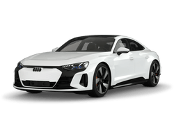 Audi e-tron GT in weiss freigestellt mit Alufelge