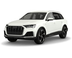 Audi Q7 4M in weiss freigestellt mit Alufelge