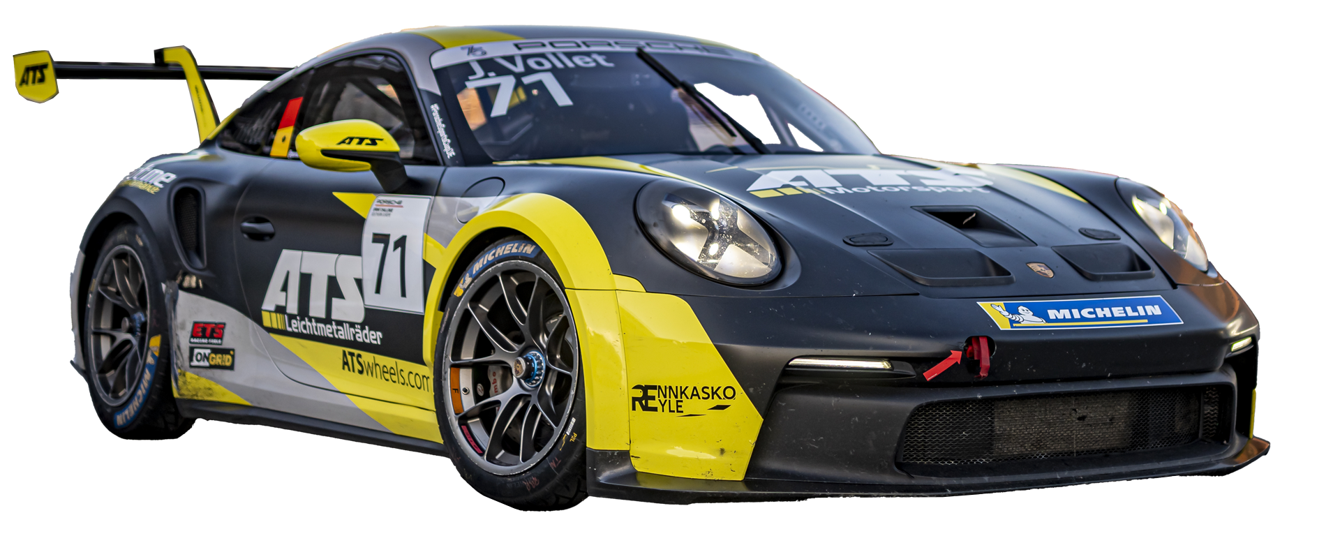 ATS_Porsche_911_GT3 Porsche 991 GT3 CUP Freigestellt