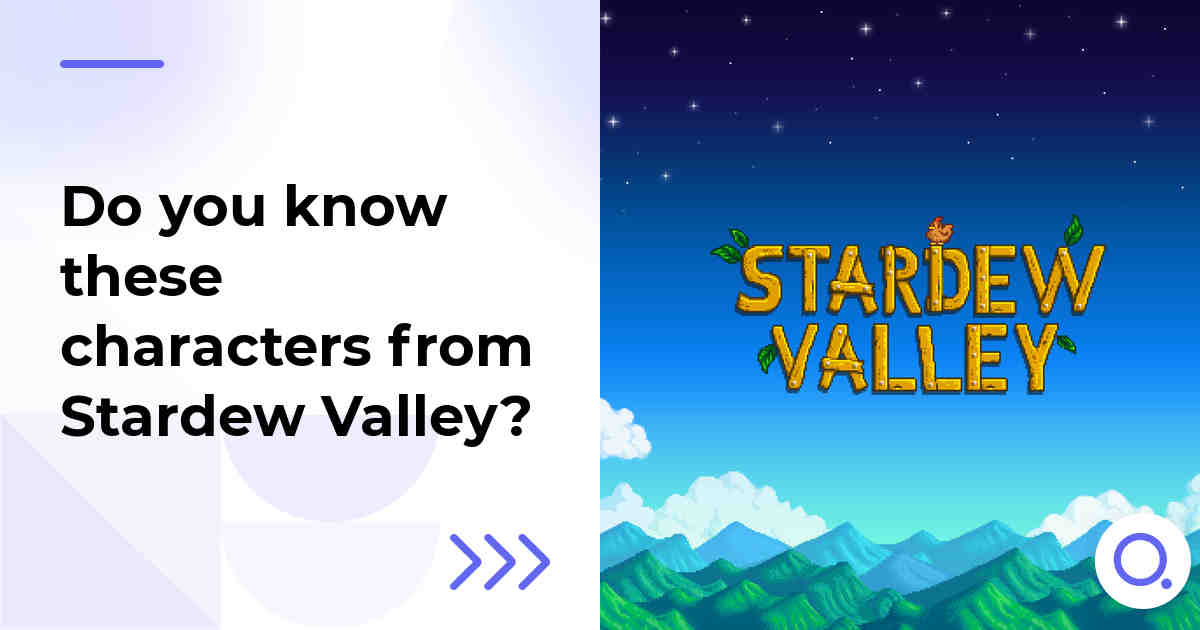 Do you know these characters from Stardew Valley?