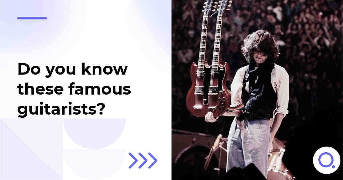 Do you know these famous guitarists?