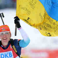 Ukrainian biathletes