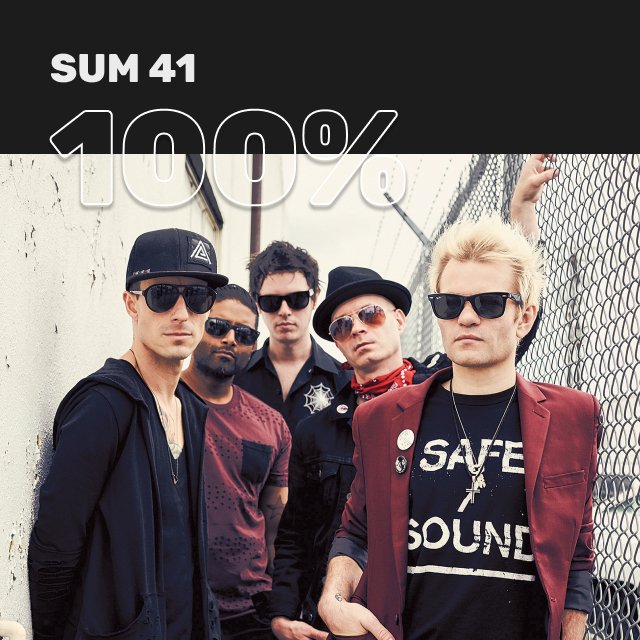100% Sum 41. Wait, what’s that playing?