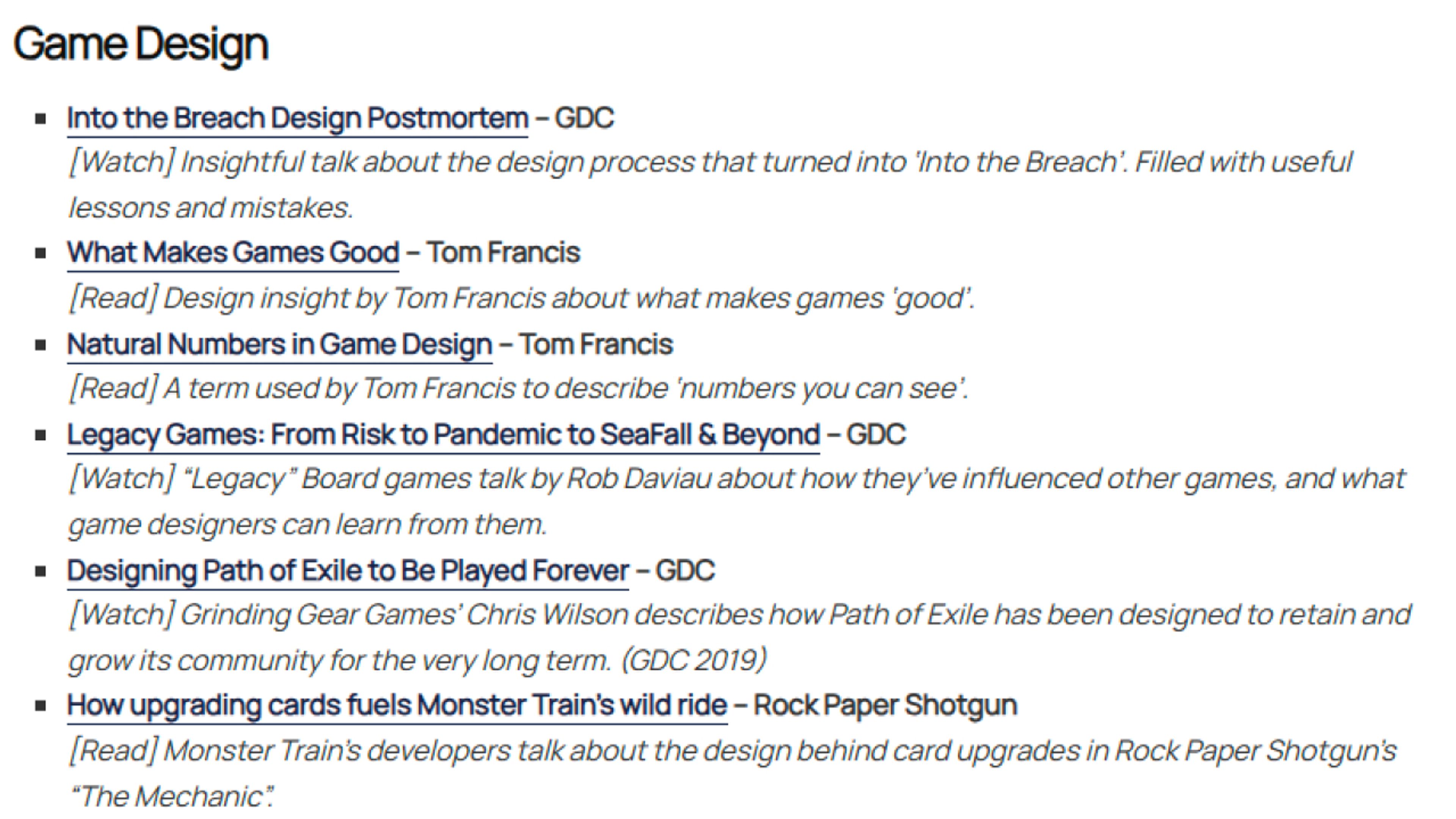 Tom Looman - Game Development Learning Resources