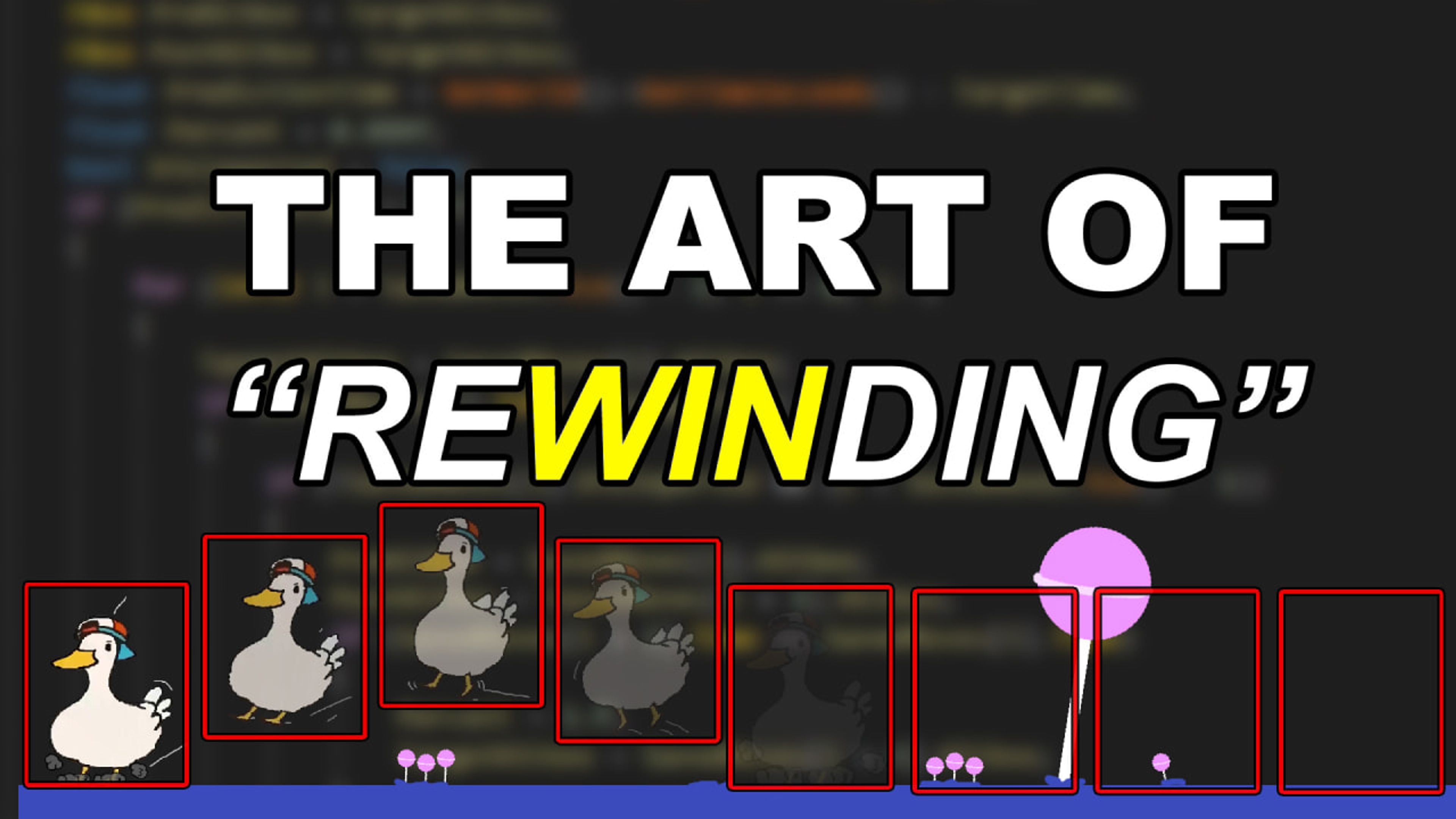 Rewinding a networked game