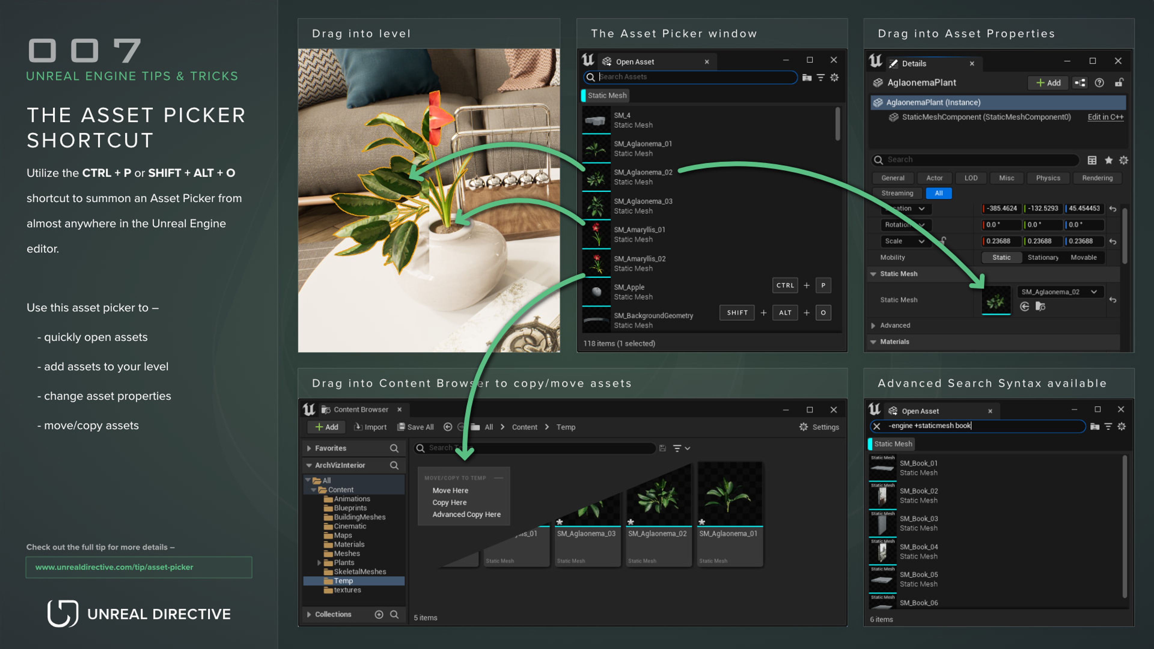 UE Tip: The Asset Picker