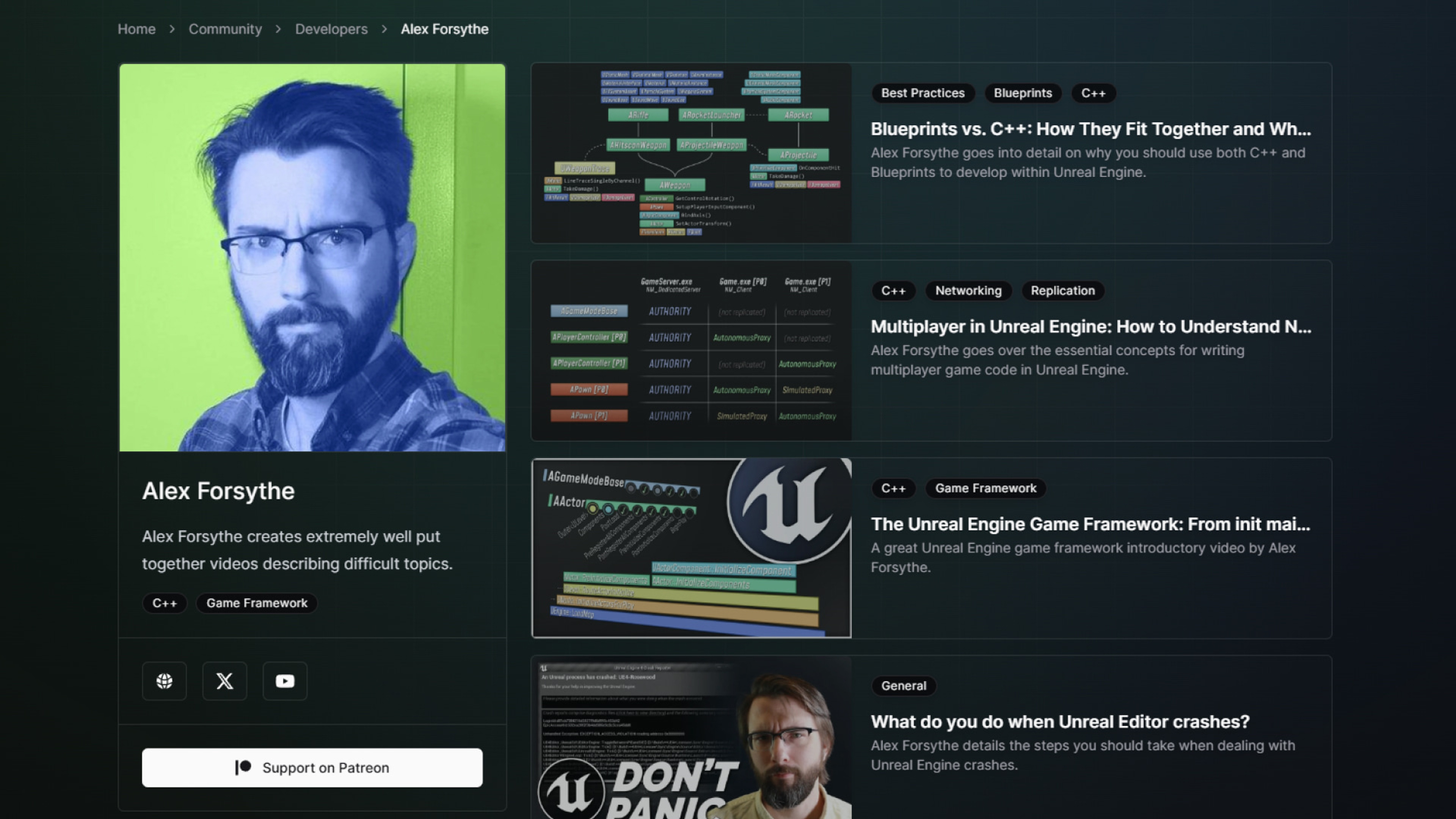 Developer Page