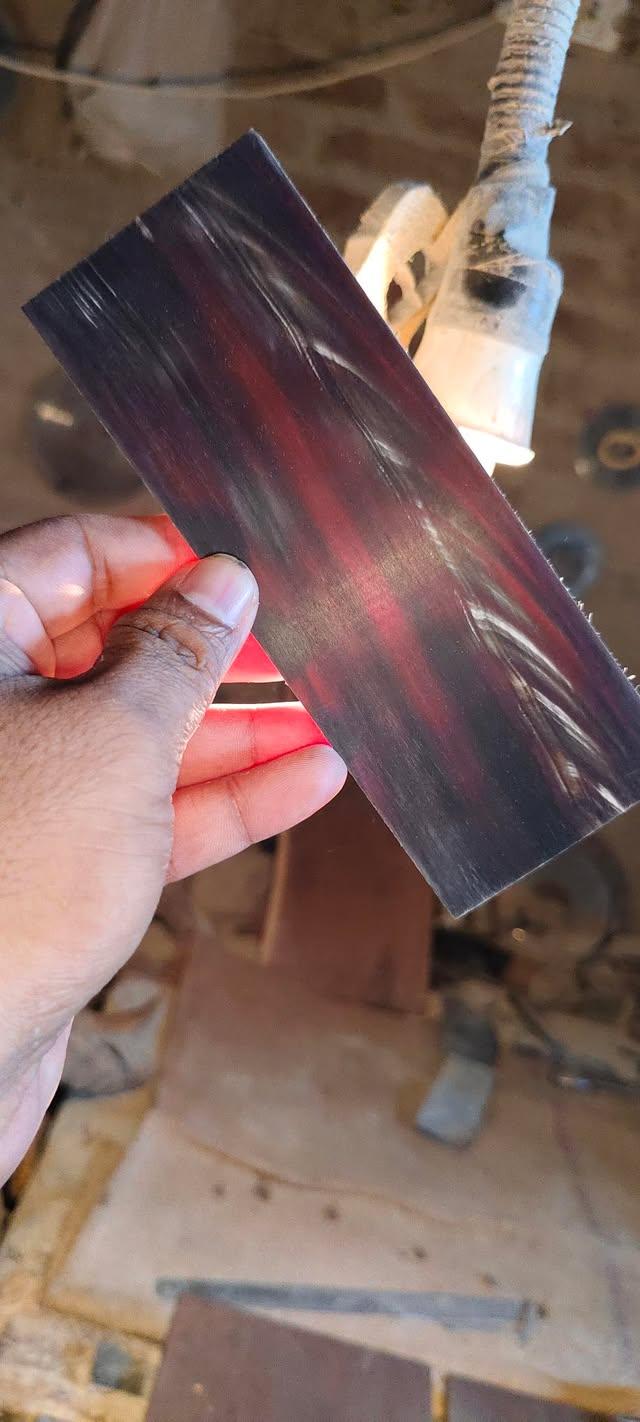 Natural horn plate colur