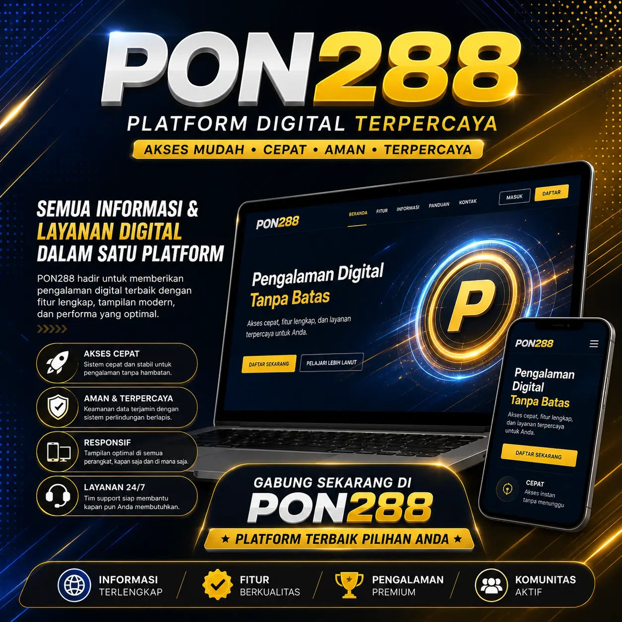PON288 - Platform Digital Terpercaya dengan Informasi, Layanan & Akses Mudah