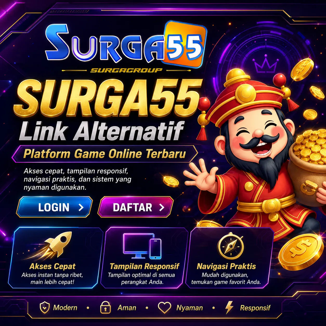 SURGA55 | Platform Game Online Modern dengan Fitur Lengkap