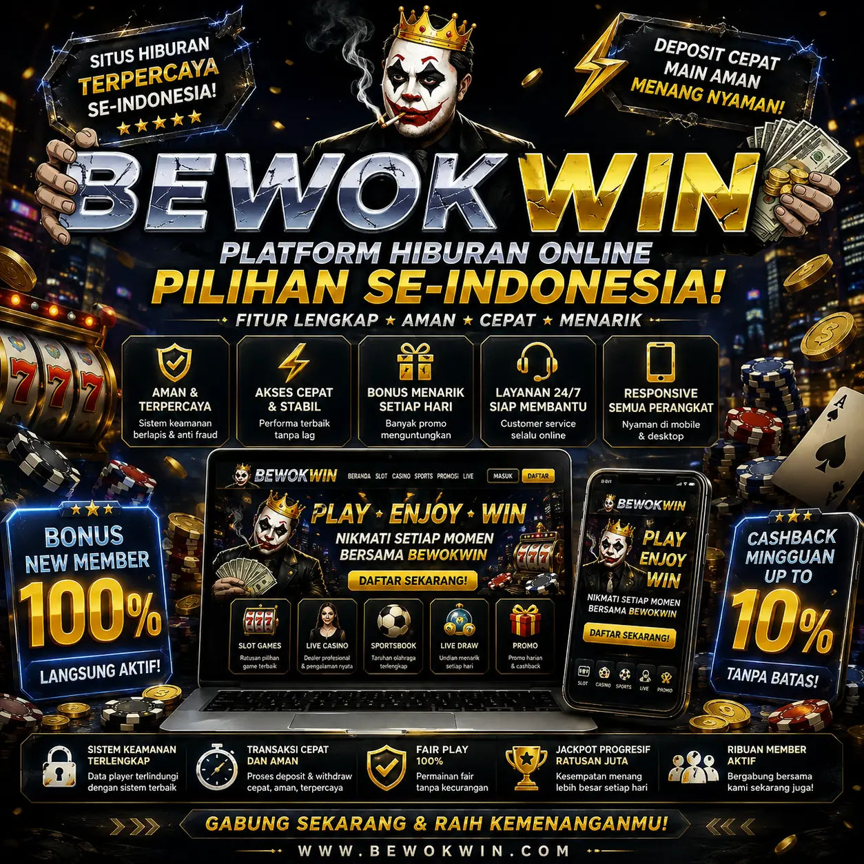 BewokWin | Platform Hiburan Online Pilihan Pengguna Se-Indonesia