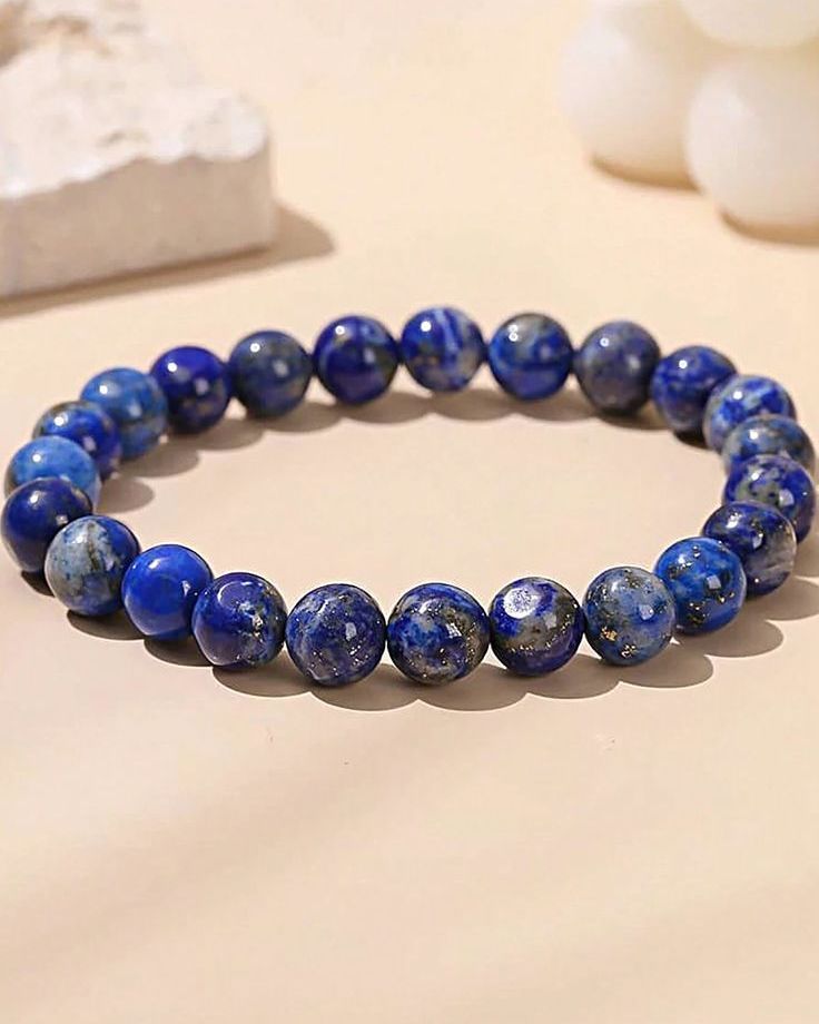 Lapis Lazuli Bracelet for wisdom, truth and communication