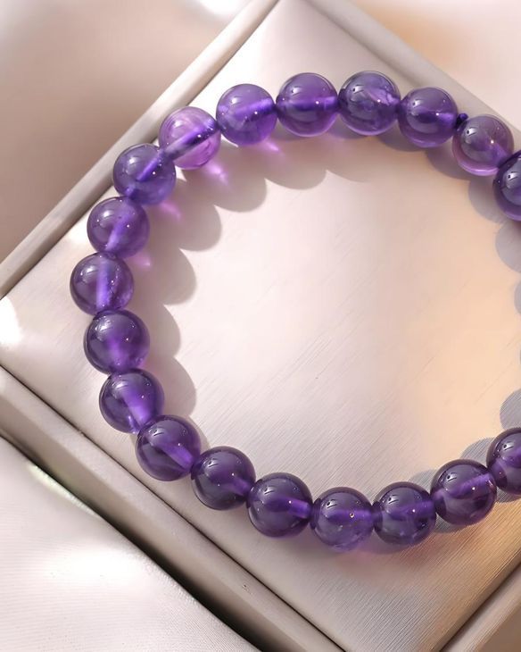 Amethyst Bracelet for calmness, clarity and spiritual healing