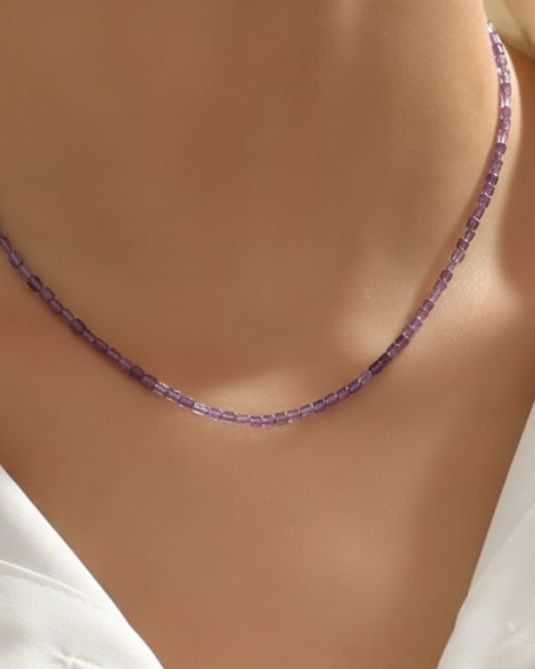 Amethyst Square Bead