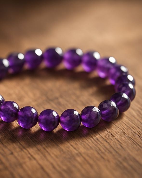 Amethyst Bracelet for calmness, clarity and spiritual healing