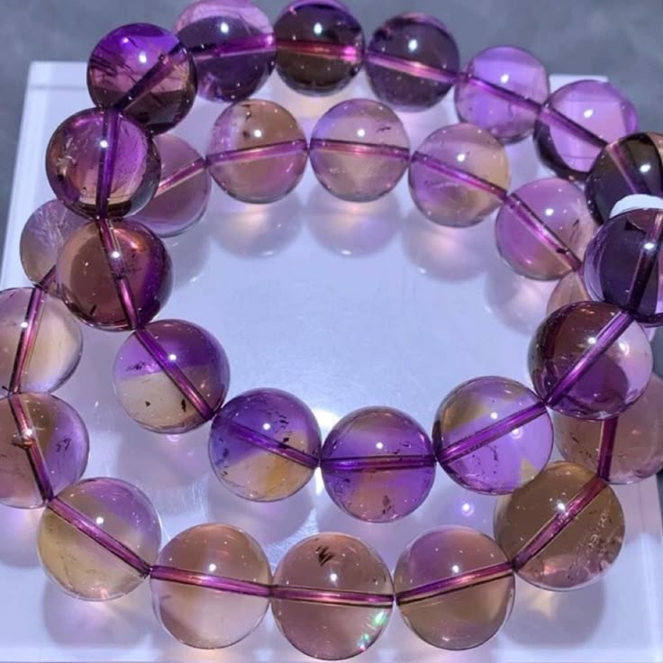 Ametrine Bracelet for balance, clarity and positive energy