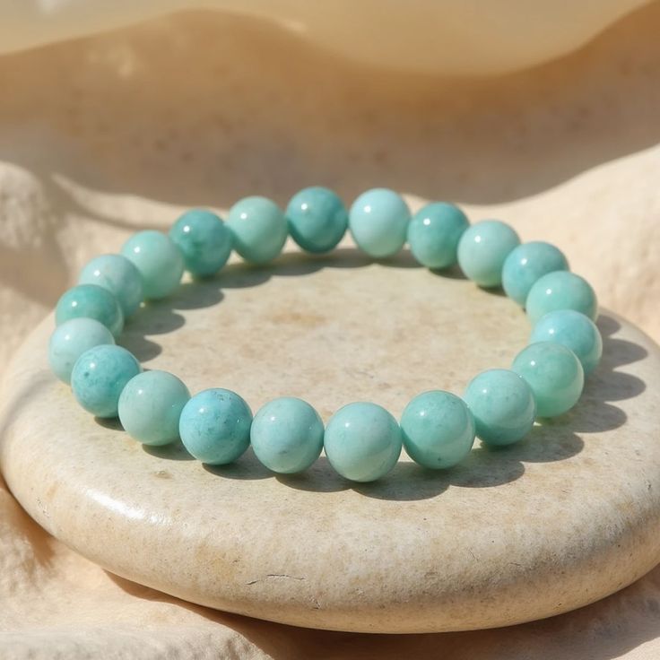 Amazonite Bracelet for calmness, communication and emotional balance