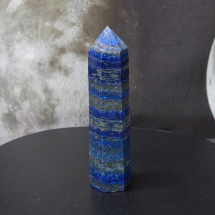 Natural Lapis Lazuli Crystal Tower