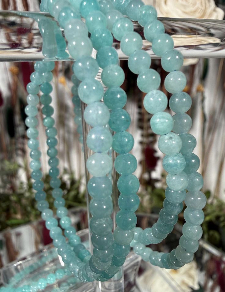 Amazonite Bracelet for calmness, communication and emotional balance