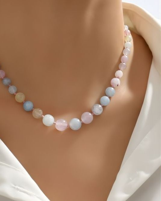 Multi Agate Round Bead