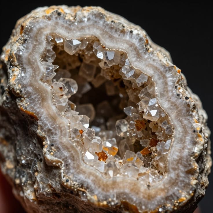 Citrine Crystal Geode