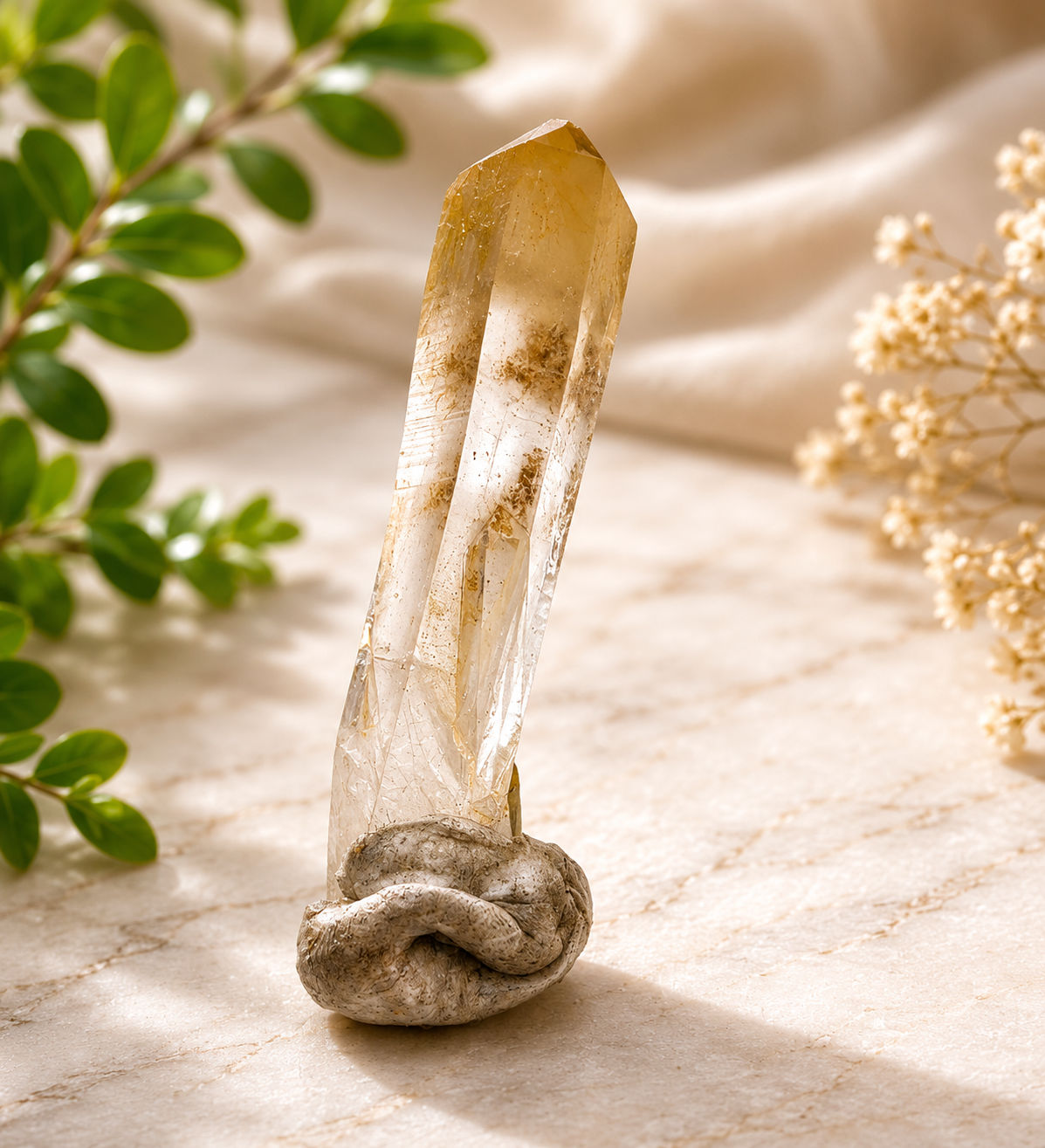 Mango Quartz Collector Mineral Crystal