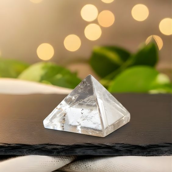 Clear Quartz Pyramid Natural Crystal