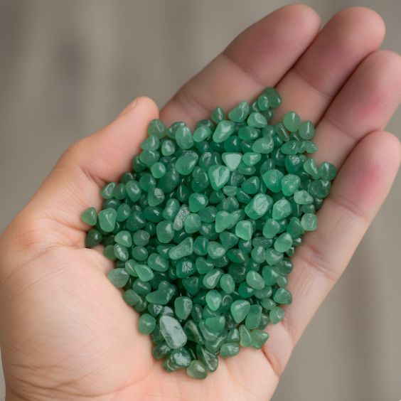 Green Jade Chips Crystal