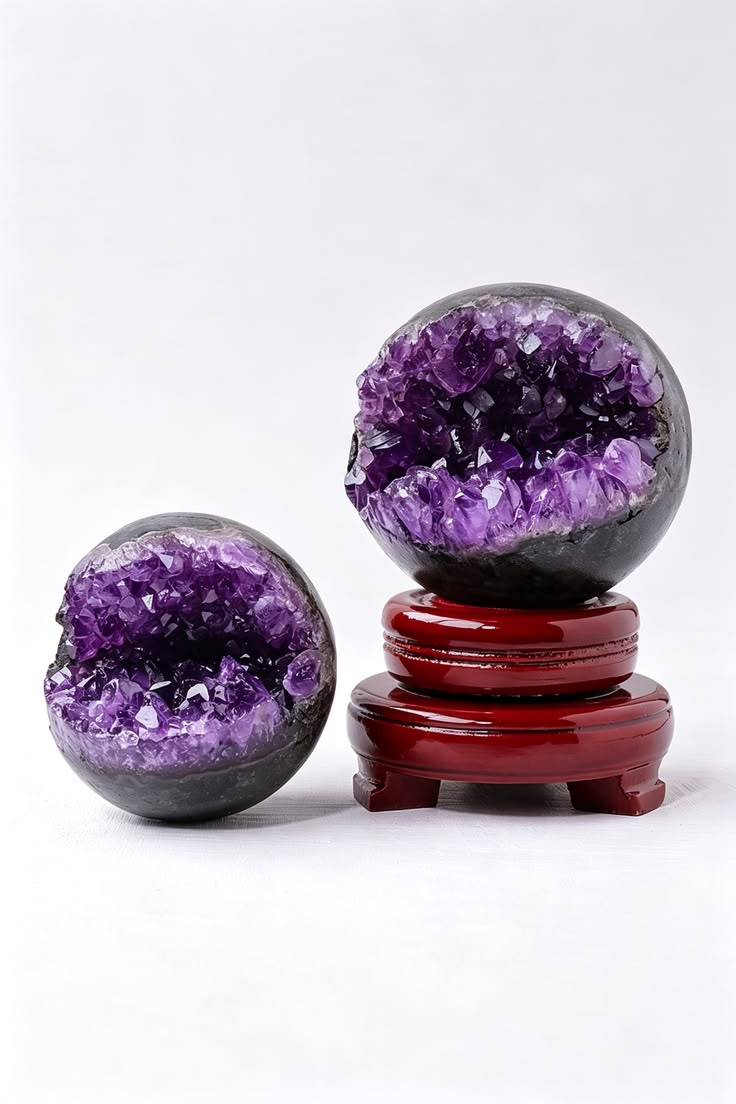 Amethyst Geodes Natural Crystal Formation