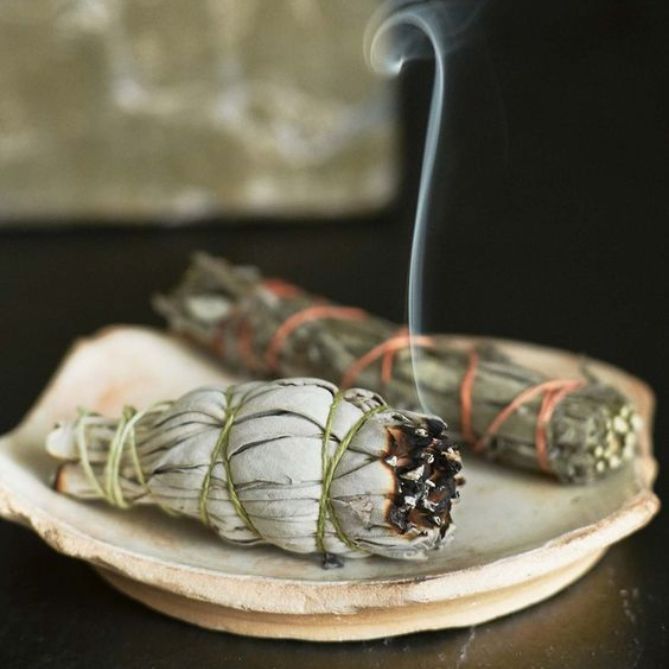 White Sage Smudge Sticks For Crystal Cleansing