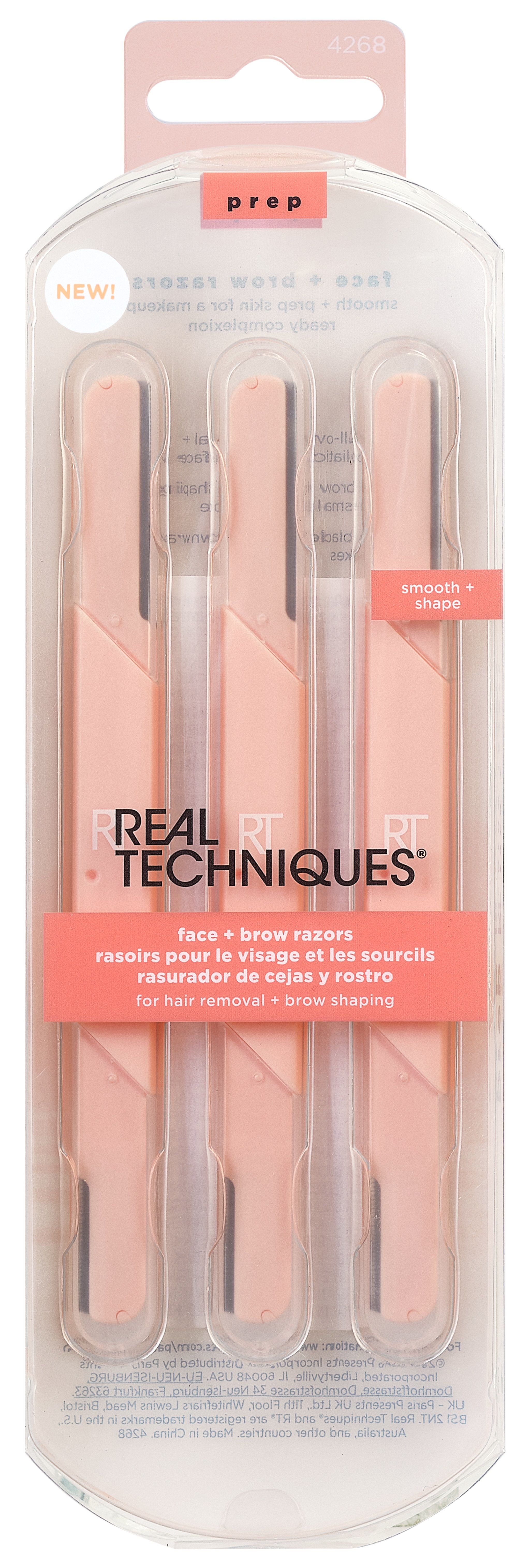 Real Techniques Face Brow Razors 3tk Tradehouse