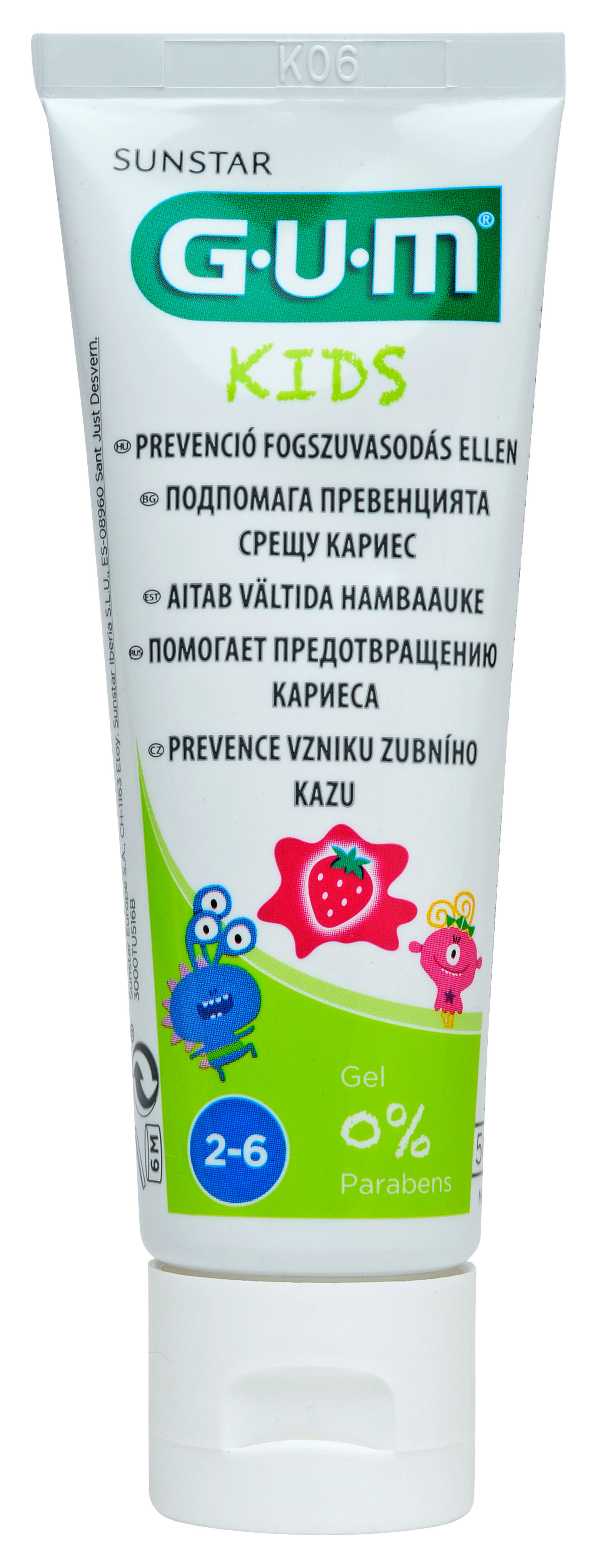 Gum 3000Me Kids 2-6 Tp 50Ml main image 1