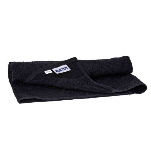 Sibel Serviettes Éponge BOB TUO 50x85 Cm Noir - 100% Coton, Qualité Professionnelle Salon Coiffure