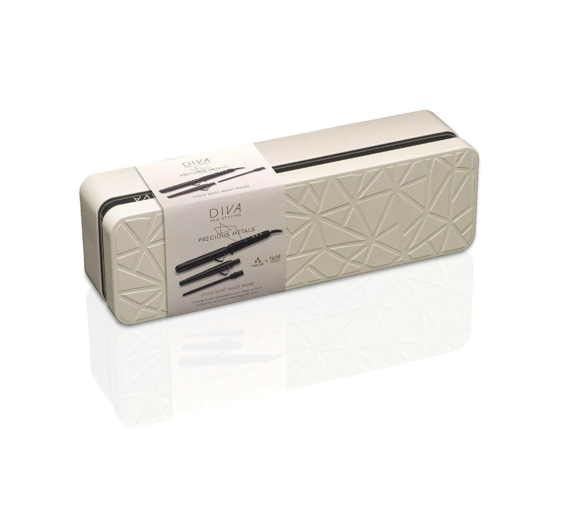 Diva Pro Styling Precious Metals Gold Dust lokitangide komplekt