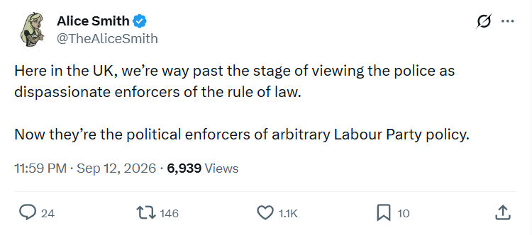 Alice Smith: Here in the UK...