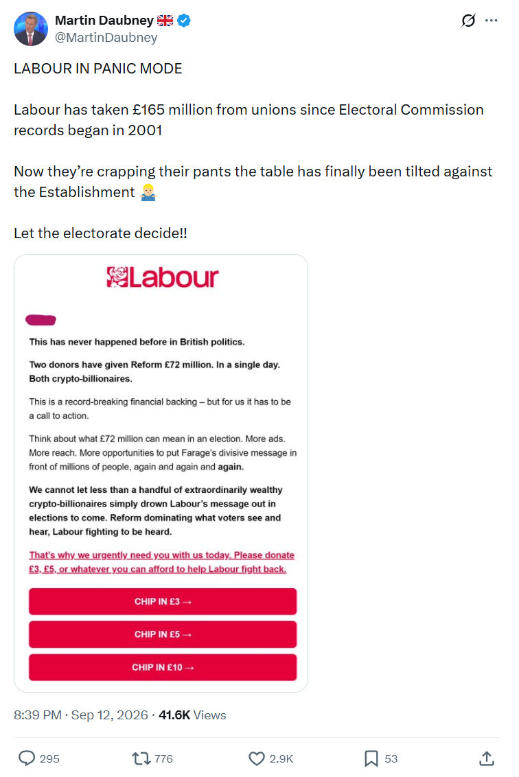 Martin Daubney: LABOUR IN PANIC MODE...