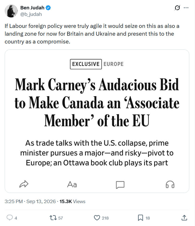 Ben Judah: If Labour foreign policy were truly...